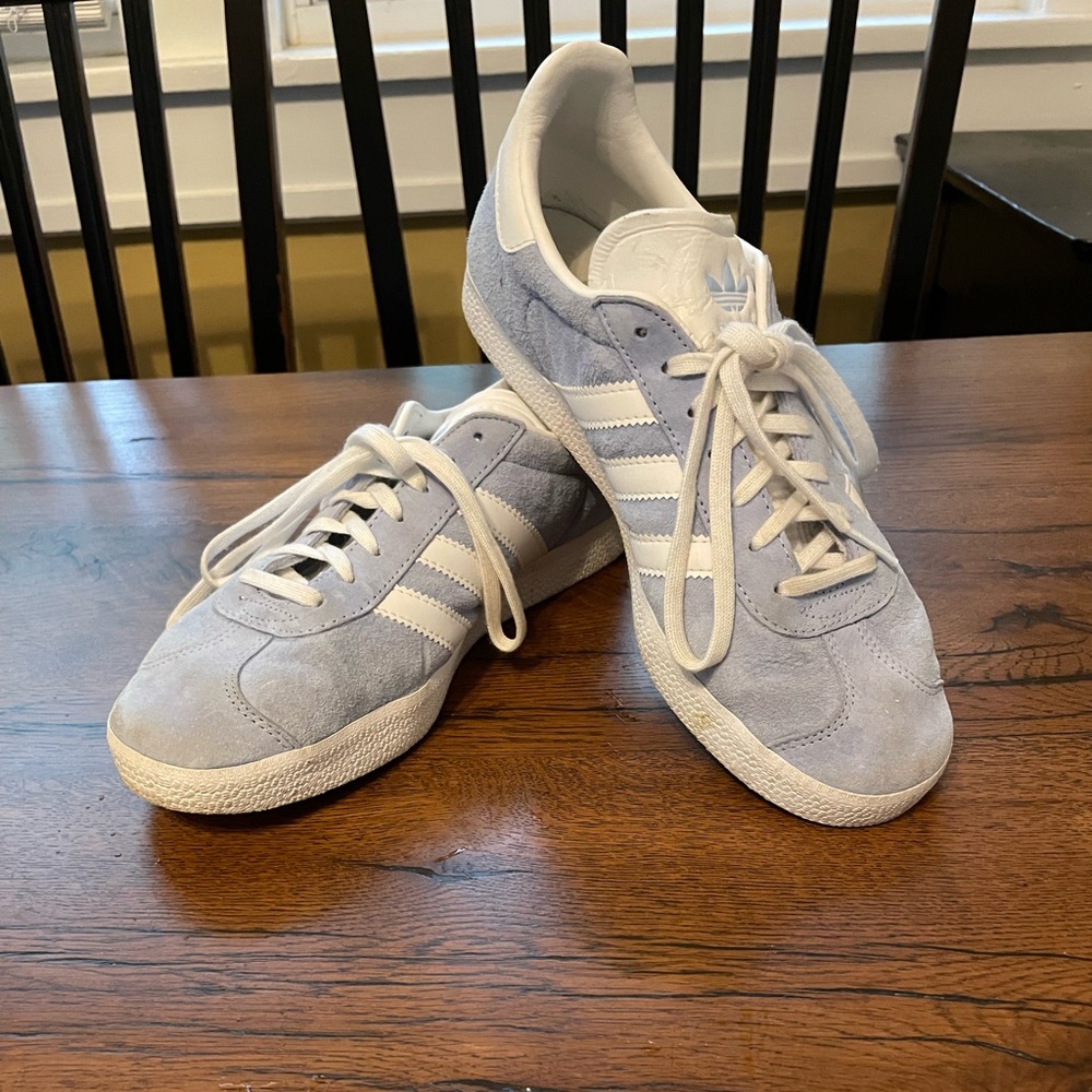 adidas sky blue suede sneakers